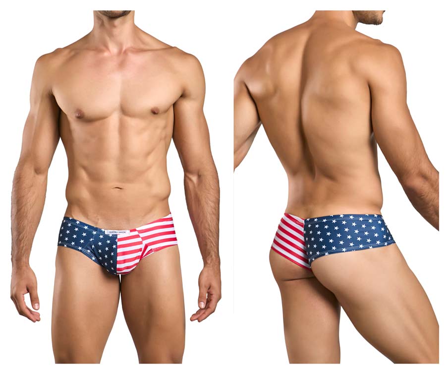 [JUSTIN+SIMON] Cheek Briefs USA Flag (XSJ22)